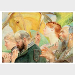 Pocztówka – Jacek Malczewski Sztuka (z tryptyku Prawo – Ojczyzna – Sztuka)