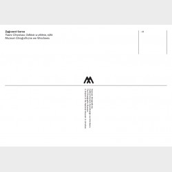 Pocztówka – Zygmunt Sarna, Twarz Chrystusa. Odbicie w płótnie