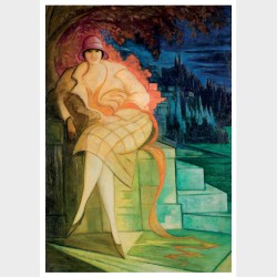 Pocztówka – Leon Chwistek, Portret żony