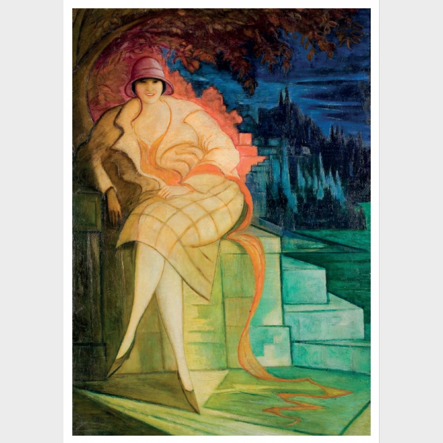 Pocztówka – Leon Chwistek, Portret żony