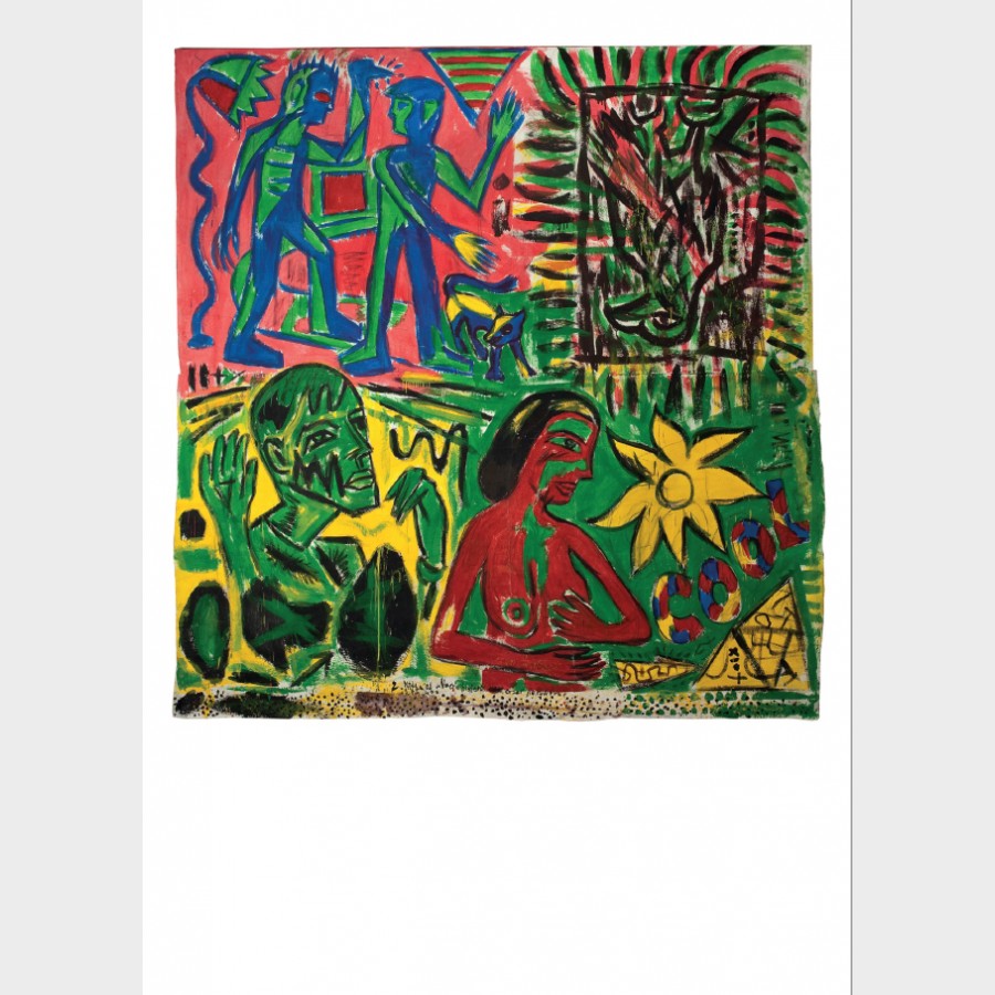 Pocztówka – Zdzisław Nitka Nocne historie. Orzeł Baselitza