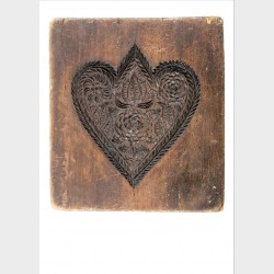 Pocztówka – Serce – forma do piernika Śląsk