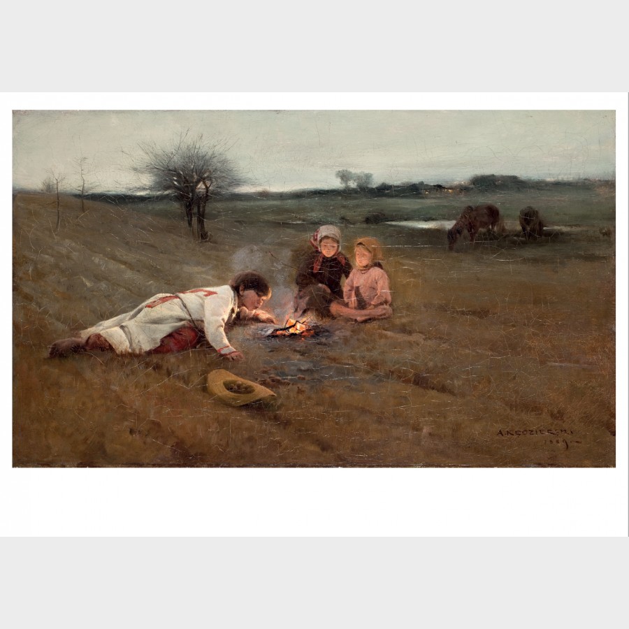 Pocztówka – Apoloniusz Kędzierski, W polu