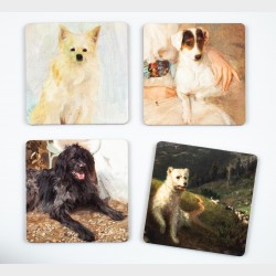 Podkładki korkowe – Portret zwierzęcy