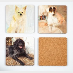 Podkładki korkowe – Portret zwierzęcy