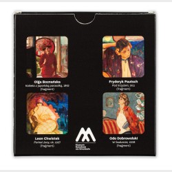 Podkładki korkowe – Portret kobiecy