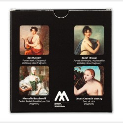 Podkładki korkowe – Portret kobiecy