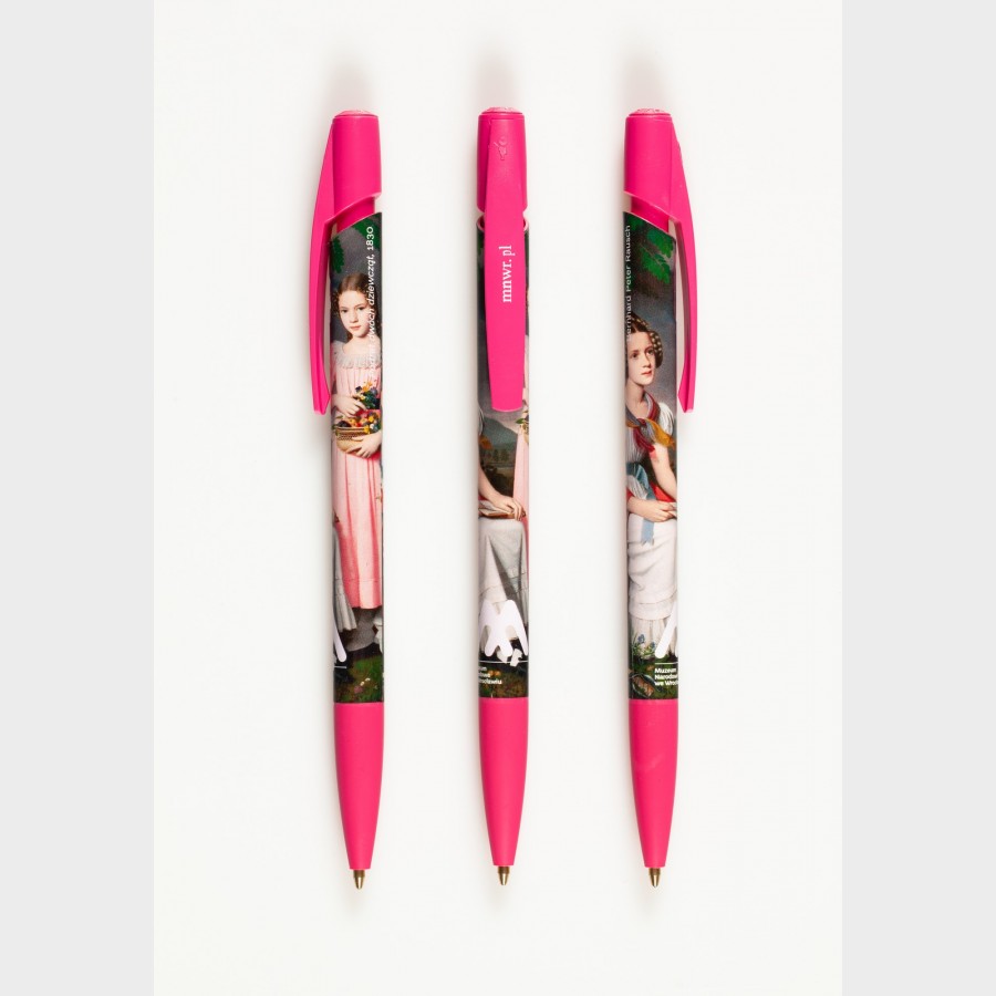 Długopis – Bernhard Peter Rausch, Portret dwóch dziewcząt