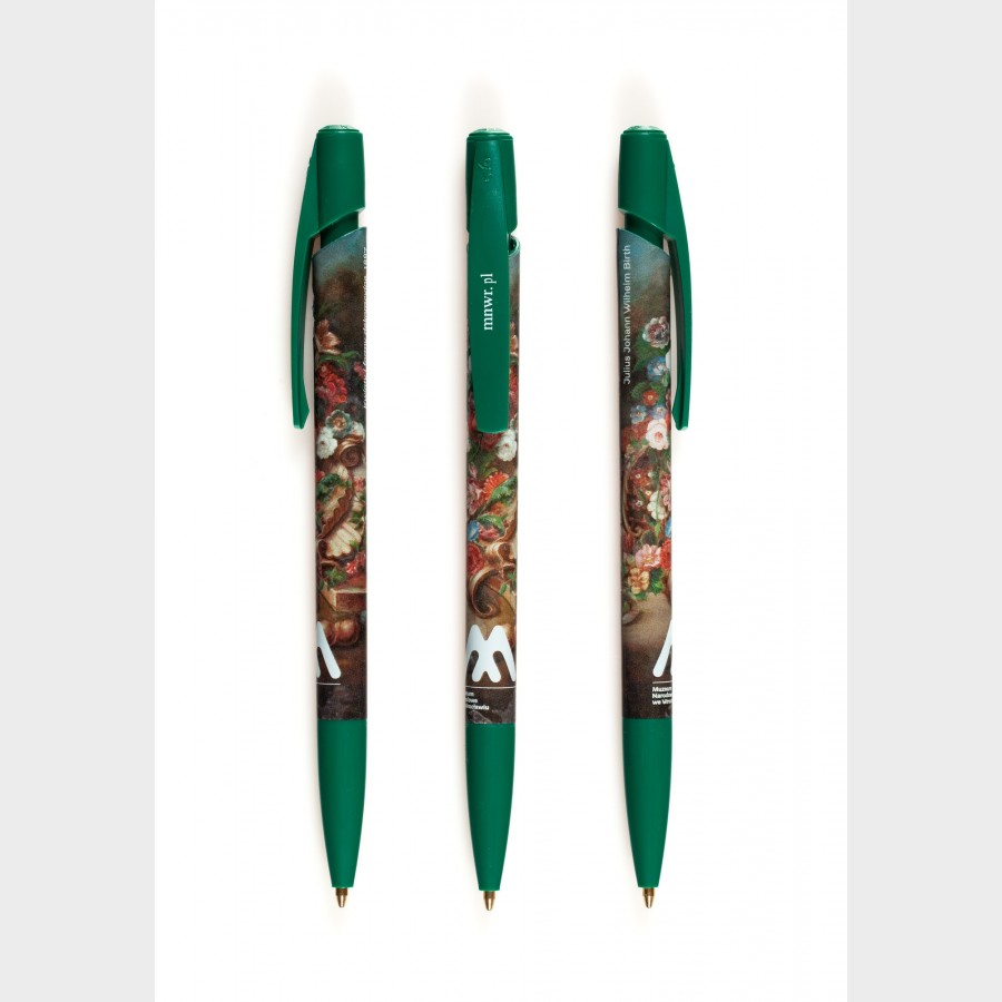 Długopis – Julius Johann Wilhelm Birth, Kwiaty i formy dekoracyjne