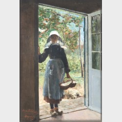 Magnes – Anna Bilińska, Bretonka na progu domu