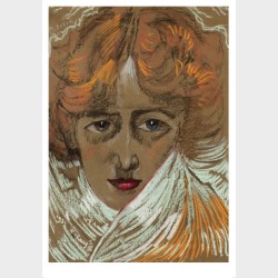 Pocztówka – Stanisław Ignacy Witkiewicz, Portret Zofii Schroeder