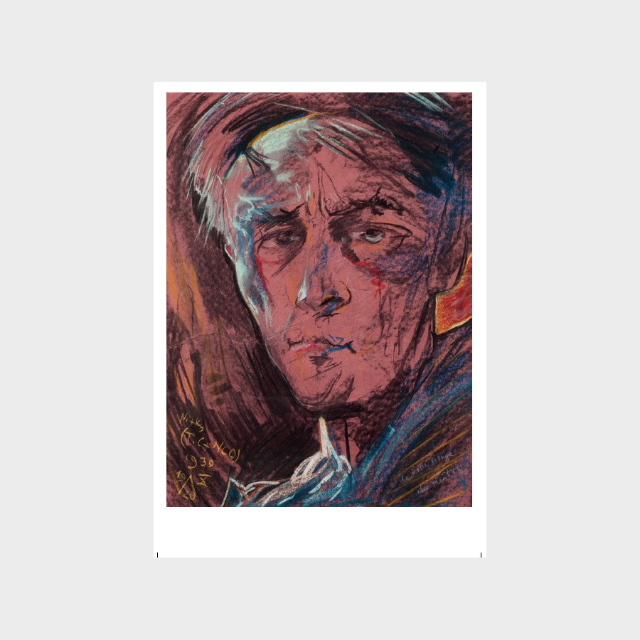 Pocztówka – Stanisław Ignacy Witkiewicz, Autoportret