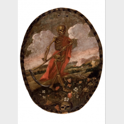 Plecak z nadrukiem – Artysta nieznany, Śmierć kosząca kwiaty