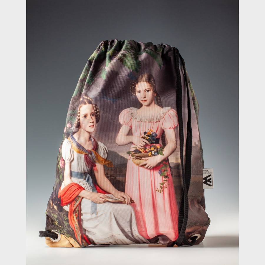 Plecak z nadrukiem – Bernhard Peter Rausch, Portret dwóch dziewcząt