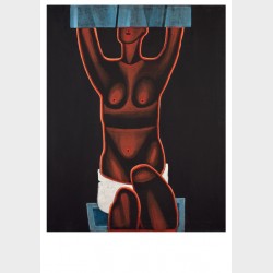 Pocztówka – Jerzy Nowosielski, Półakt czarny