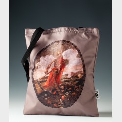 Torba z nadrukiem – Artysta nieznany, Śmierć kosząca kwiaty