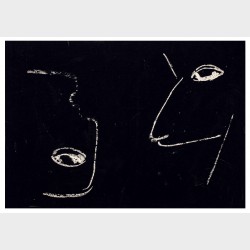 Pocztówka – Marek Oberländer, Kompozycja z dwiema głowami