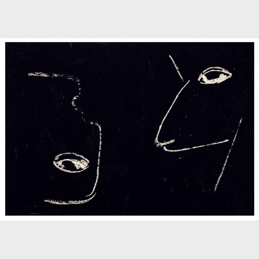 Pocztówka – Marek Oberländer, Kompozycja z dwiema głowami