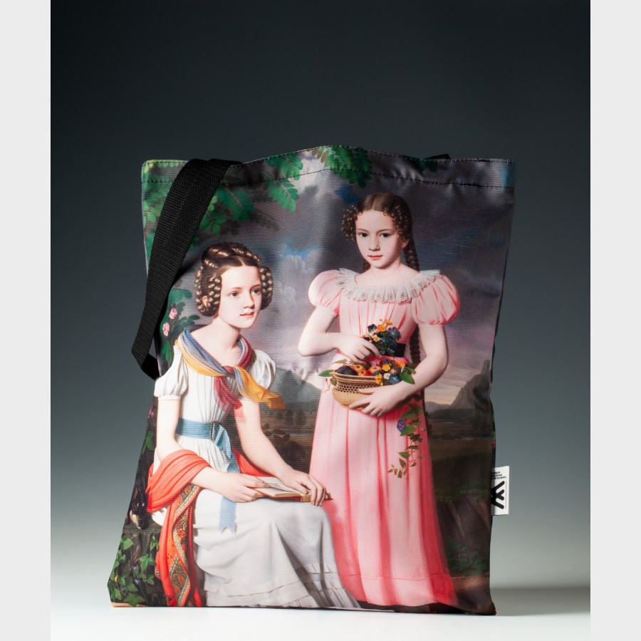 Torba z nadrukiem – Bernhard Peter Rausch, Portret dwóch dziewcząt