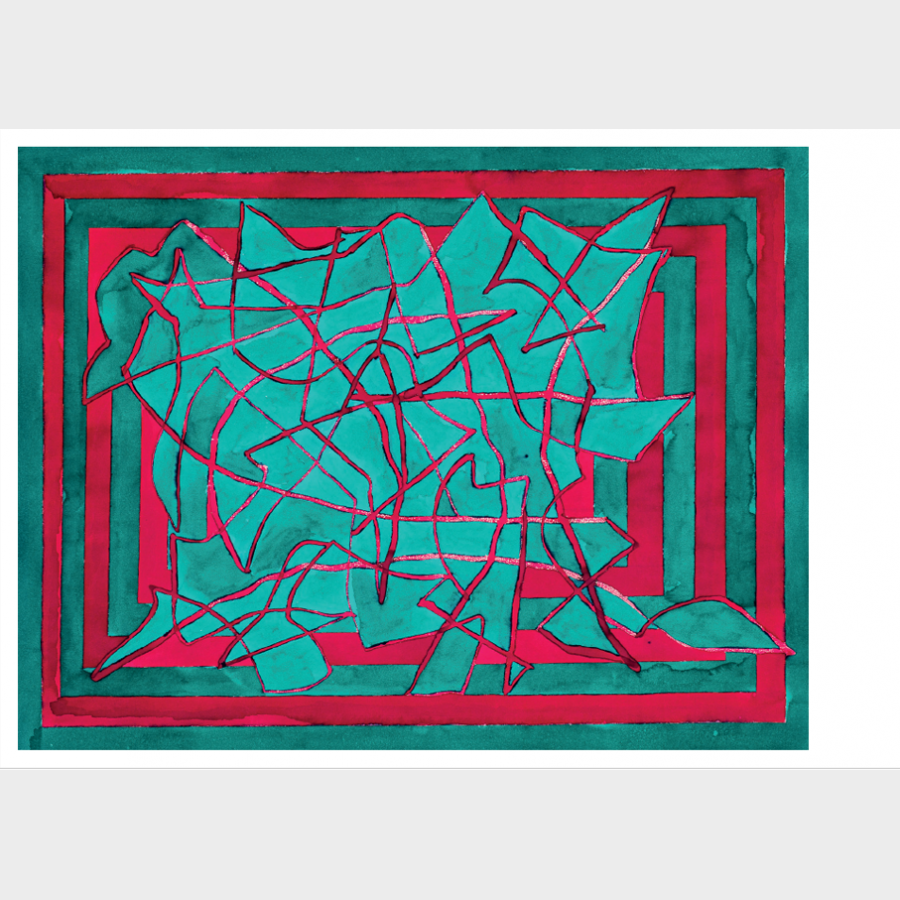 Pocztówka – Marek Oberländer, Kompozycja barwna