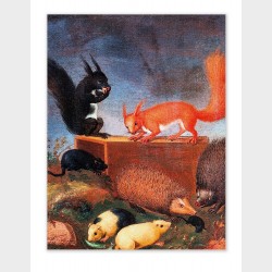 Notes z kartkami samoprzylepnymi – Ernst Wilhelm Bernhardi, Zwierzęta w pejzażu