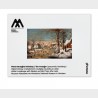 Notes z kartkami samoprzylepnymi – Pieter Brueghel młodszy (pracownia) Pejzaż zimowy z łyżwiarzami i pułapką na ptaki