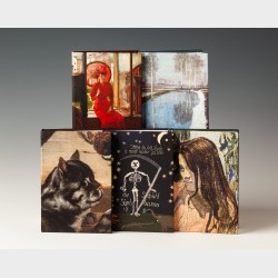 Notes A6 – Kubus (autor) Kwiat i motyle