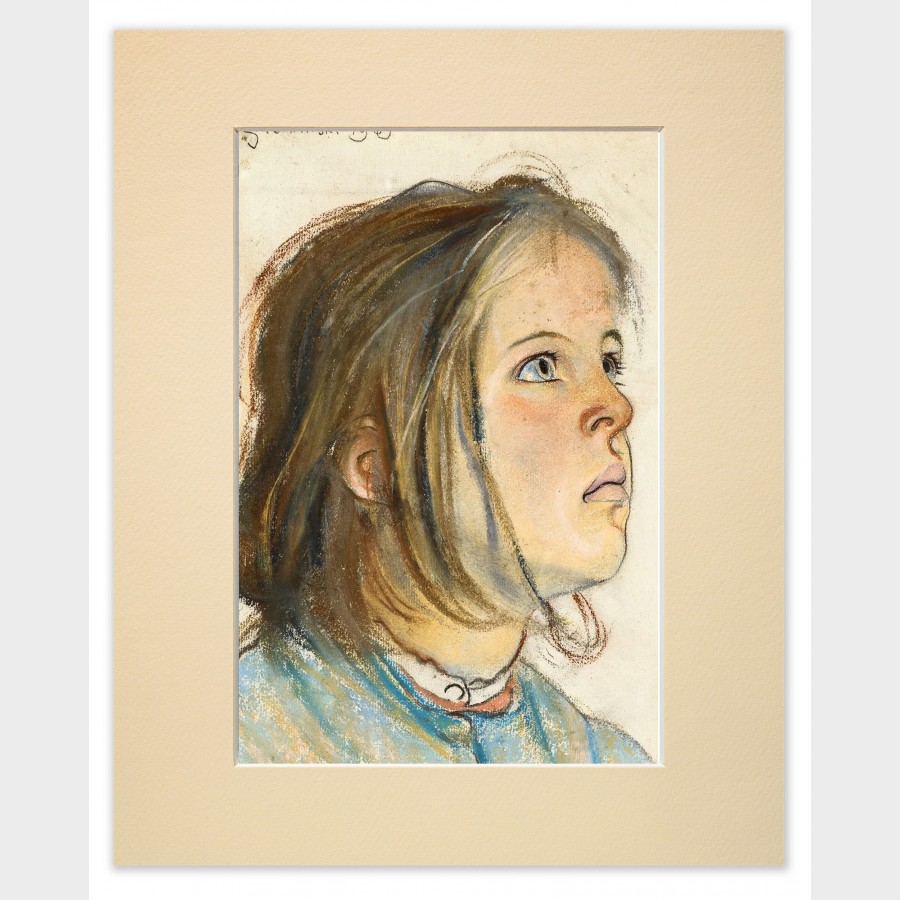 Reprodukcja w passe-partout –Stanisław Wyspiański, Helenka