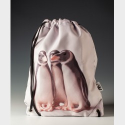 Plecak z nadrukiem – Pingwiny, Królewska Manufaktura Porcelany w Kopenhadze