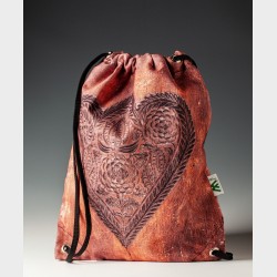 Plecak z nadrukiem – Drewniana forma do pierników w kształcie serca, 1787, Śląsk