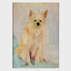 Notes A6 – Konrad Krzyżanowski, Portret żony z pieskiem