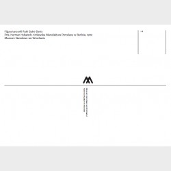 Pocztówka – Figura tancerki Ruth Saint-Denis Proj. Herman Hubatsch, Królewska Manufaktura Porcelany w Berlinie