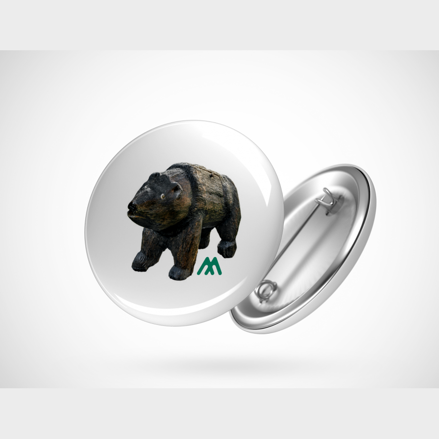 Przypinka – ul figuralny Niedźwiedź