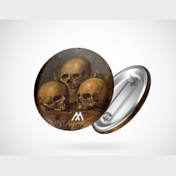 Przypinka – Malarz śląski, plakieta z epitafium Melchiora Richtera (fragment)