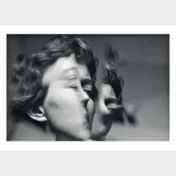 Pocztówka – Zdzisław Beksiński,  Studium (portret wielokrotny)