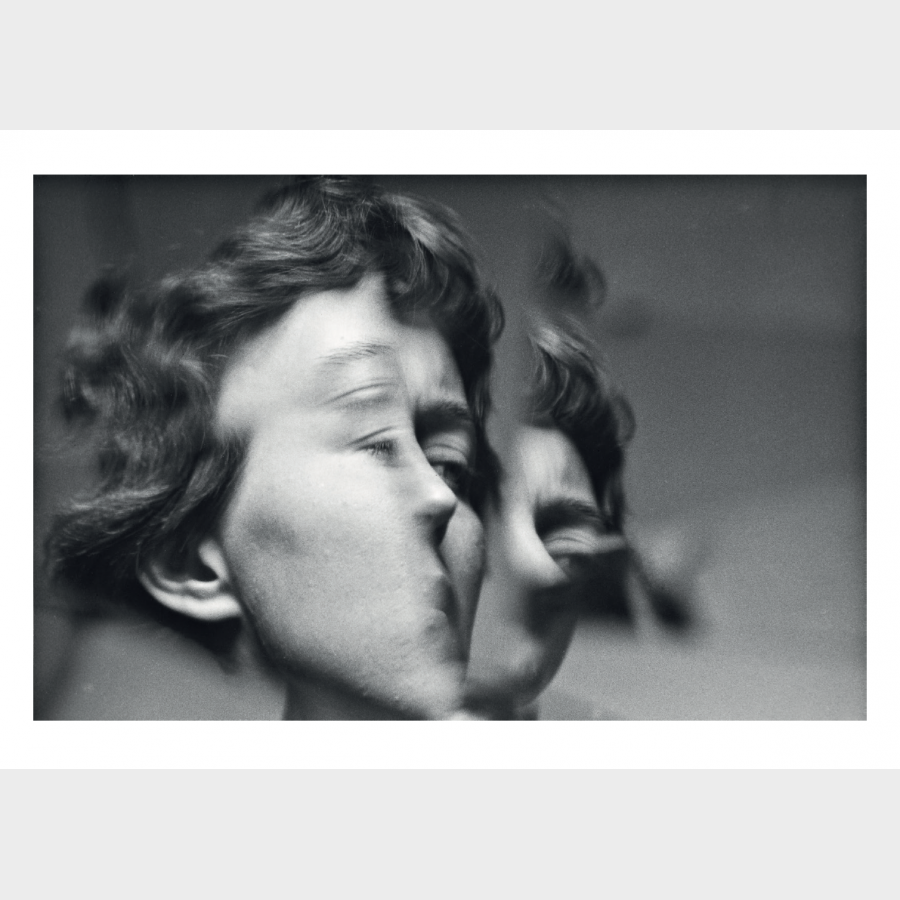 Pocztówka – Zdzisław Beksiński,  Studium (portret wielokrotny)