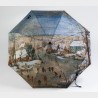 Parasolka – Pieter Brueghel młodszy, Pejzaż zimowy z łyżwiarzami i pułapką na ptaki
