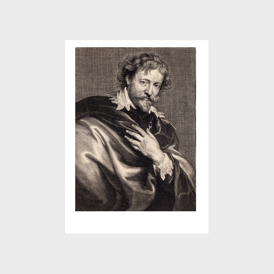 Pocztówka – Paul Pontius wg Antona van Dycka, PETER PAUL RUBENS