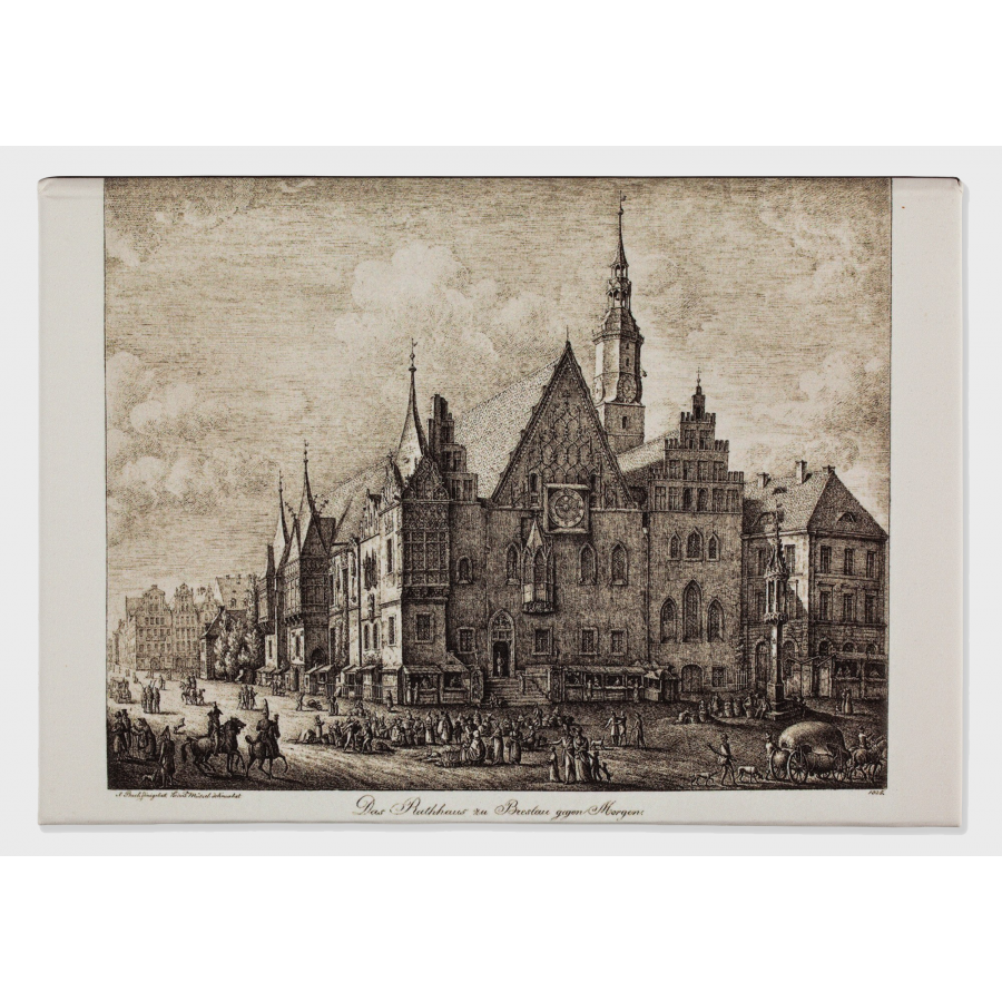 Notes A6 – Ludwig Angerer wg Heinricha Mützla, Ratusz, widok od południowego wschodu