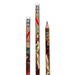 Ołówek – Jan Styka, Wojciech Kossak, Panorama Racławicka (fragment)